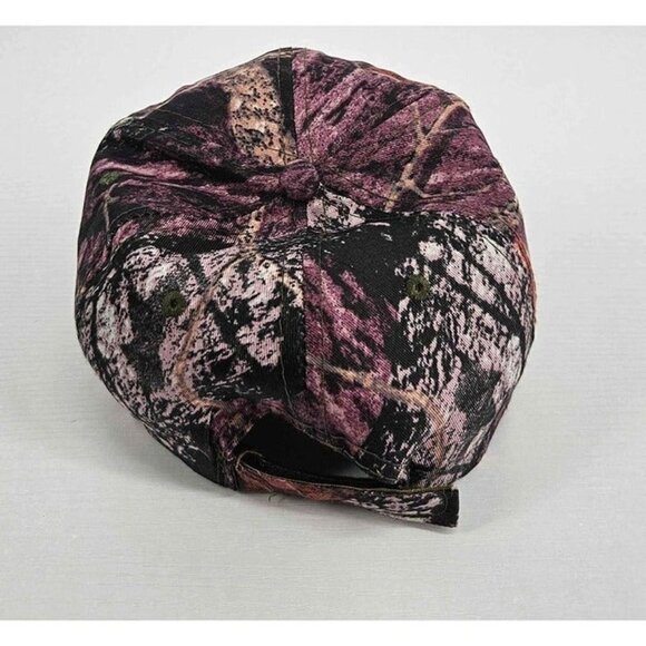 'Born To Hunt' Dear Head Camo Casual Adj Strap Cap One Size Fits All - Picture 2 of 4